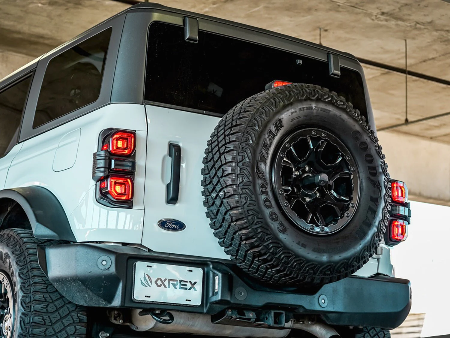 21-26 Ford Bronco NOVA-Series Prismatic LED Tail Lights Black - Image 7