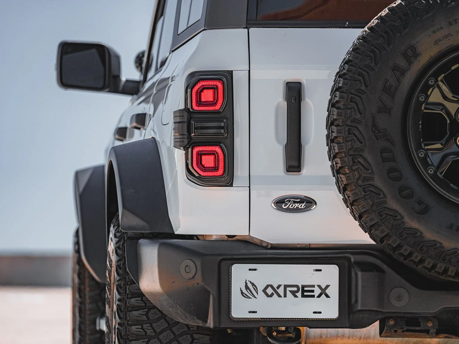 21-26 Ford Bronco NOVA-Series Prismatic LED Tail Lights Black - Image 8