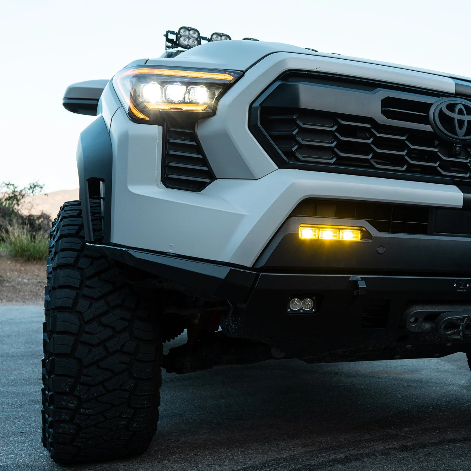 24-26 Toyota Tacoma / 22-26 Tundra/Sequoia / 25-26 4Runner DoubleTap Dual Color LED Projector Fog Lights - Image 4