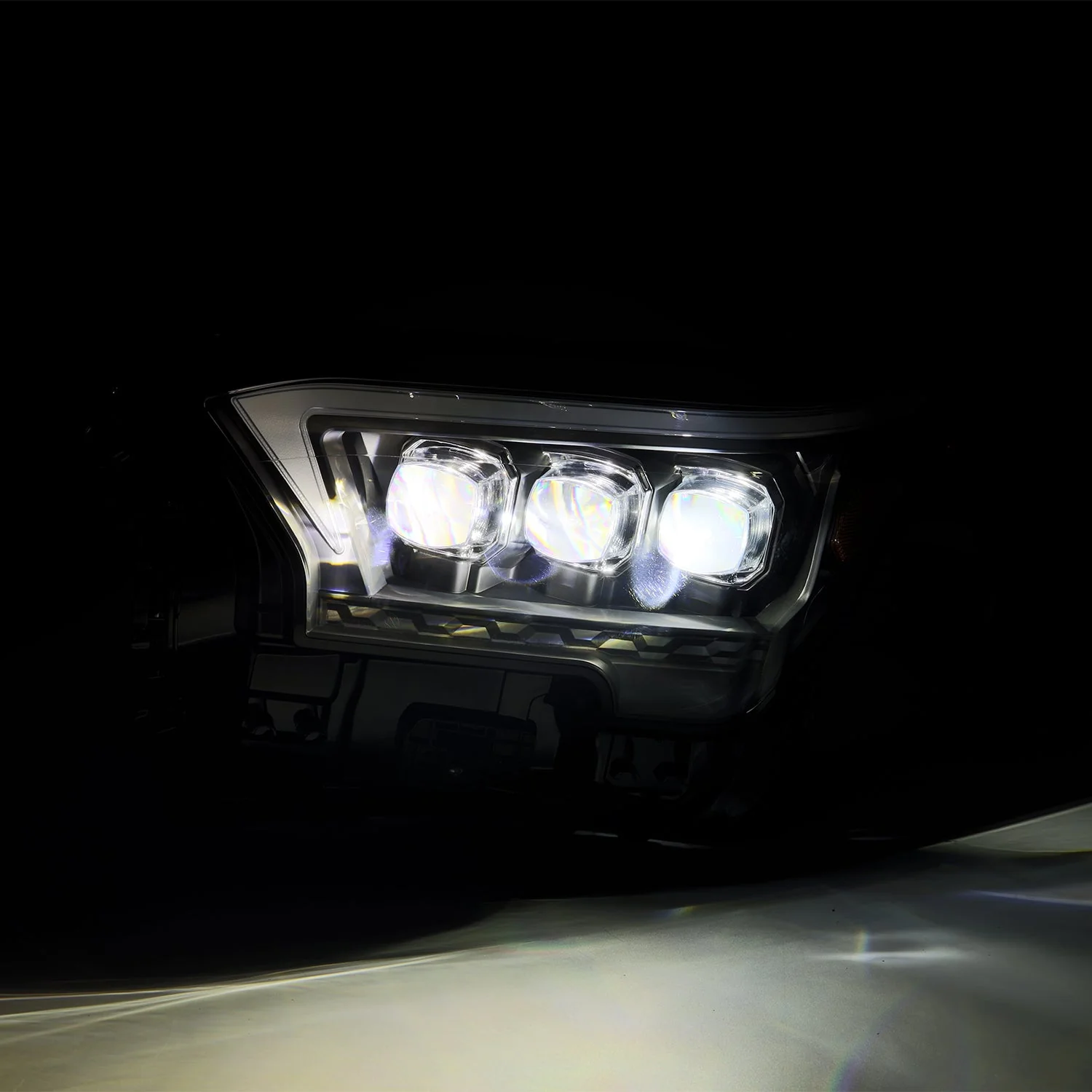 24-26 Toyota Tacoma /25-up 4Runner OG-Style NOVA-Series LED Projector Headlights Black - Image 4