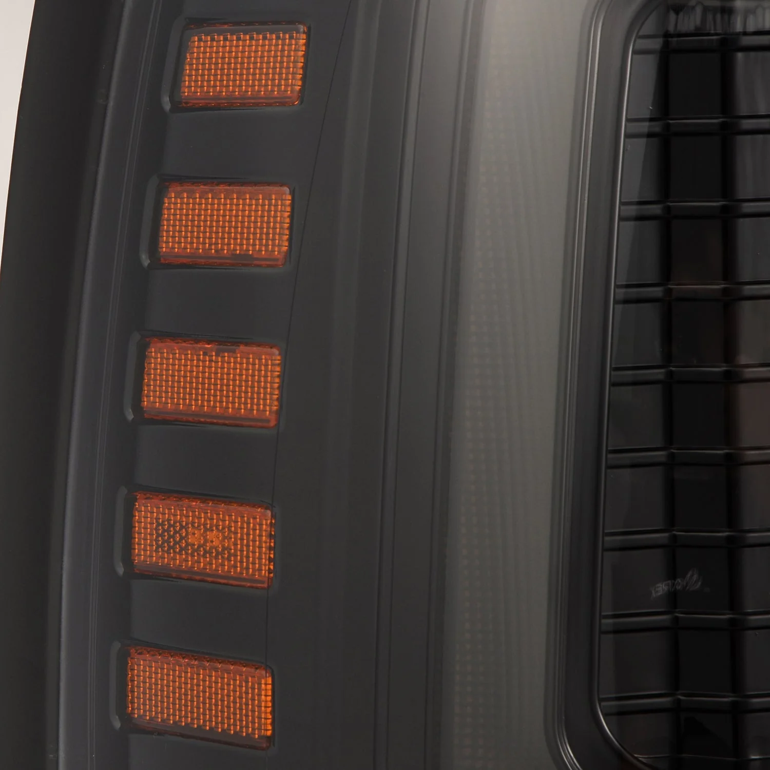 92-96 Ford F-Series/Bronco LUXX-Series LED Projector Headlights Alpha-Black - Image 15