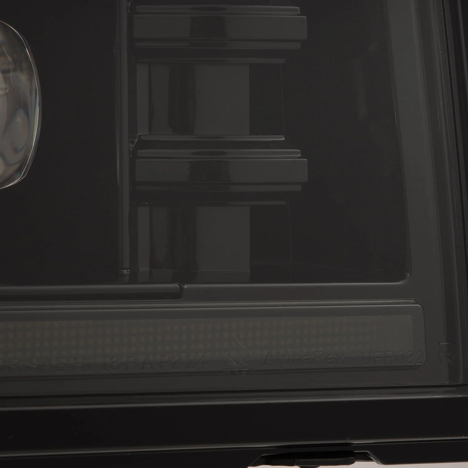 92-96 Ford F-Series/Bronco NOVA-Series LED Projector Headlights Alpha-Black - Image 13