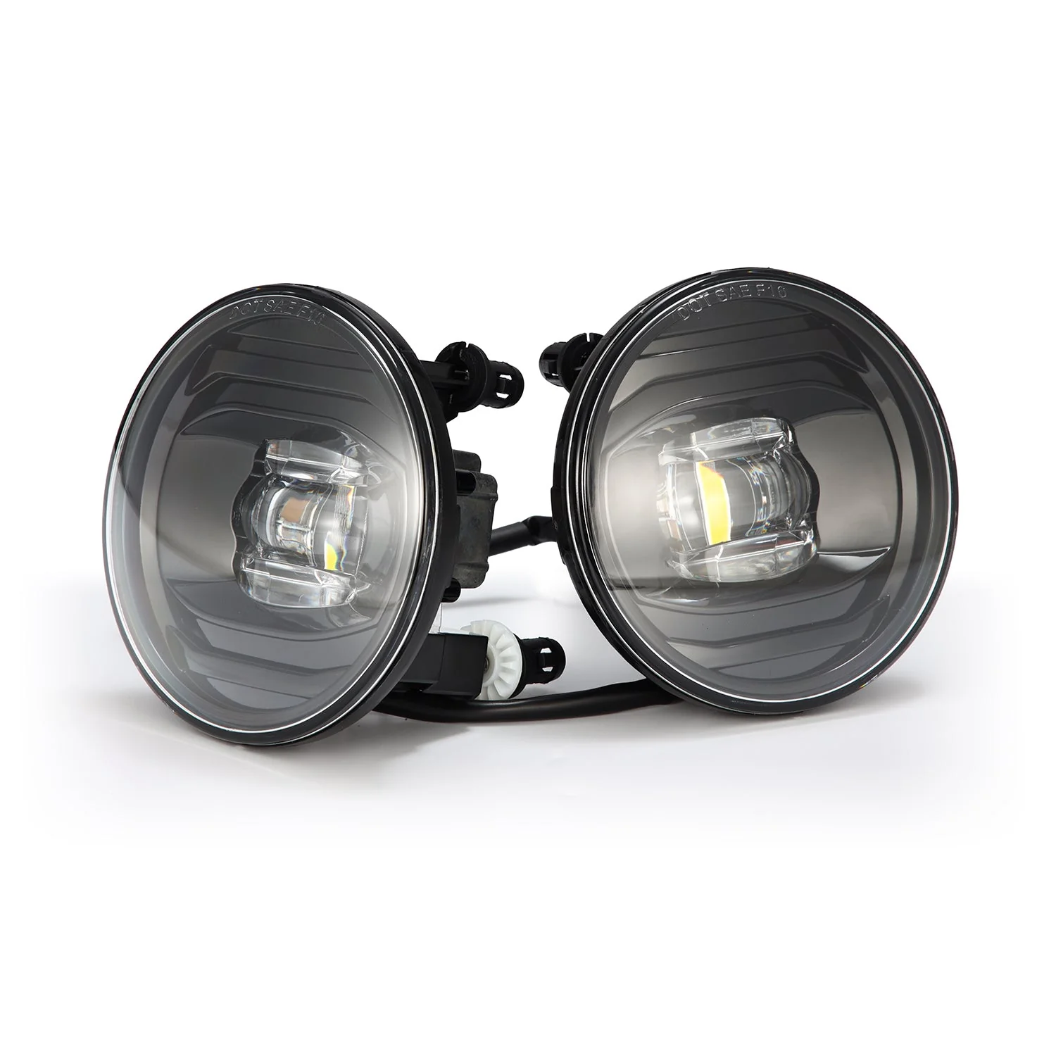 Universal Chevrolet/GMC/Pontiac DoubleTap Dual Color LED Projector Fog Lights - Image 5