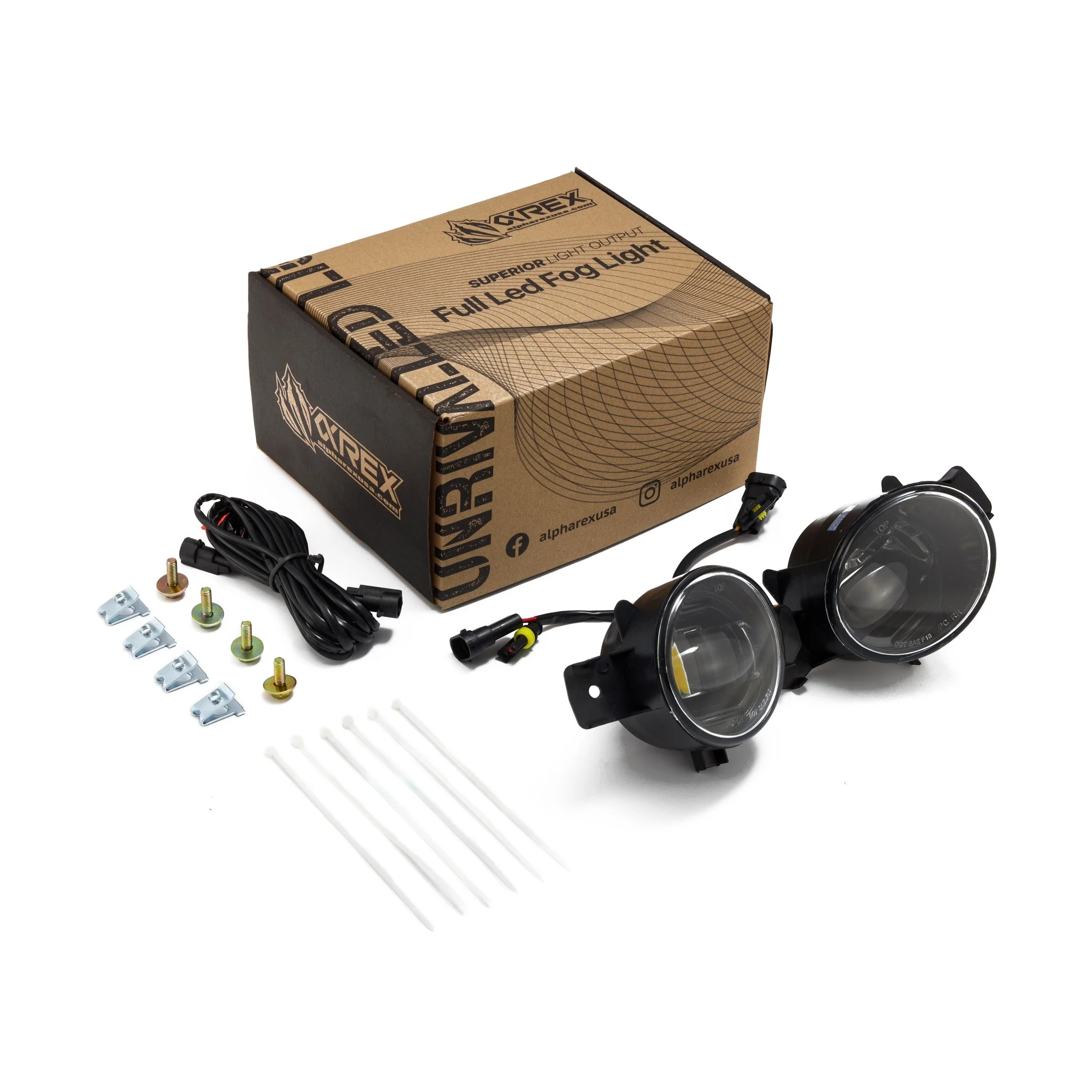 Universal Nissan/Infiniti DoubleTap Dual Color LED Projector Fog Lights - Image 4